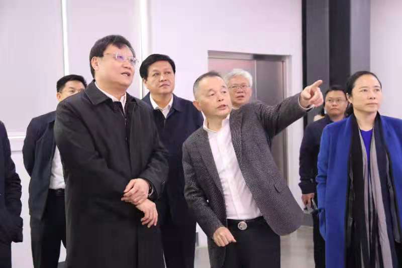 湖南省委常委、省國資委書記等赴邵陽調(diào)研國資國企工作方案考察團(tuán)來我公司調(diào)研